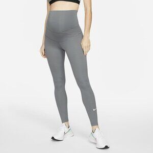 Nike High-waisted Leggings (maternity) In Grey